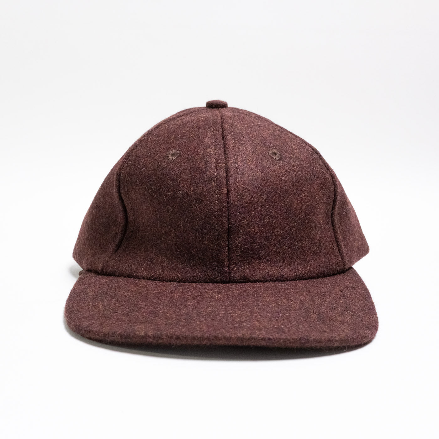 Baseball Hat Melton Wool Fig
