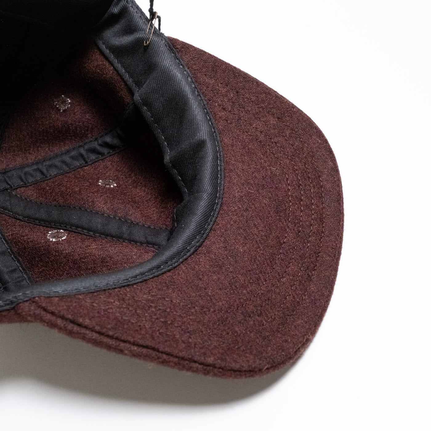 Baseball Hat Melton Wool Fig