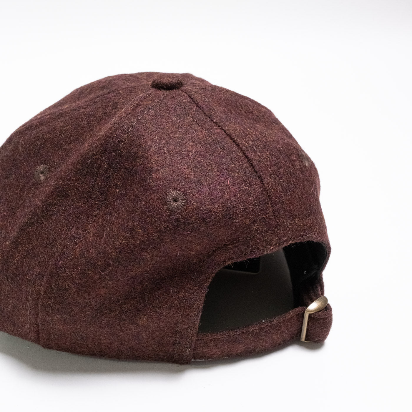 Baseball Hat Melton Wool Fig