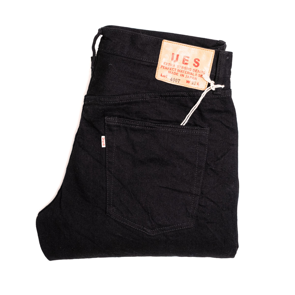 400-TB 14.9oz Japanese Selvedge Denim Tapered Leg Black