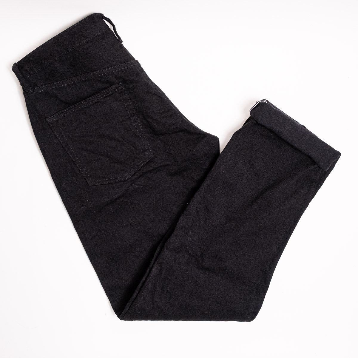 400-TB 14.9oz Japanese Selvedge Denim Tapered Leg Black