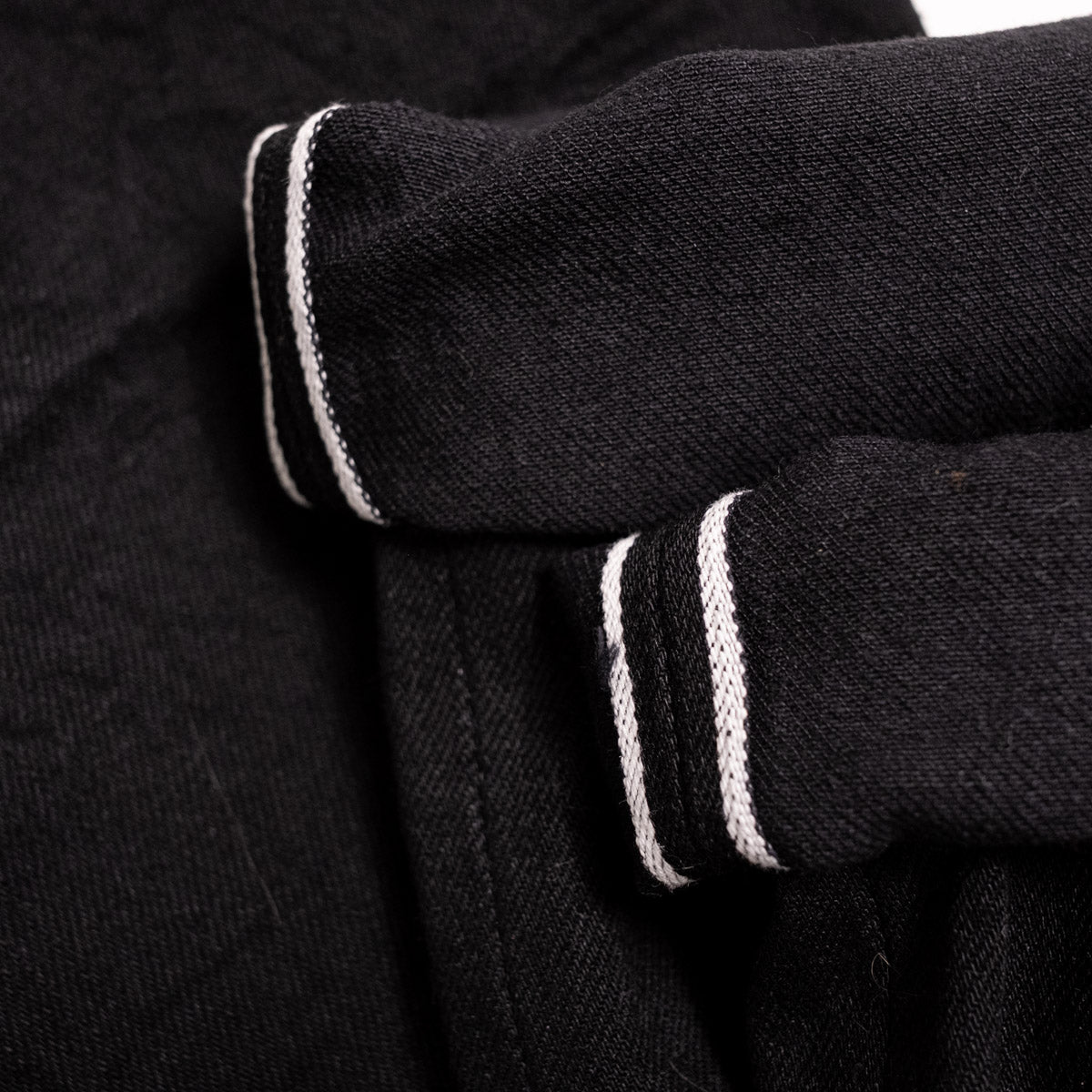 400-TB 14.9oz Japanese Selvedge Denim Tapered Leg Black