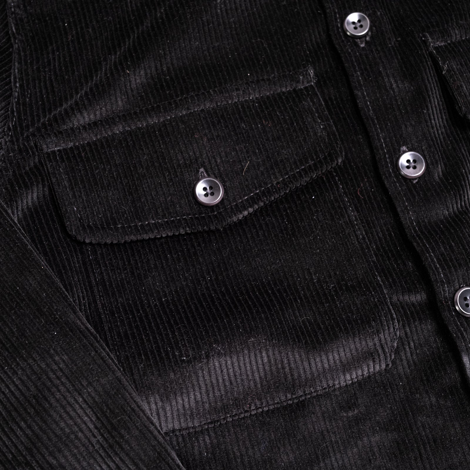 The Adenturer Overshirt Corduroy Black