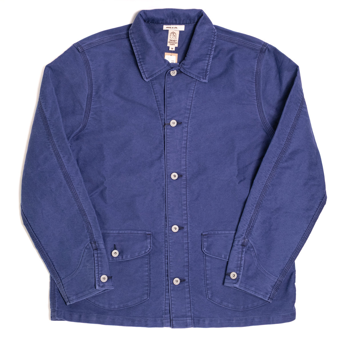 The Clamp Jacket Moleskin Weathered Navy