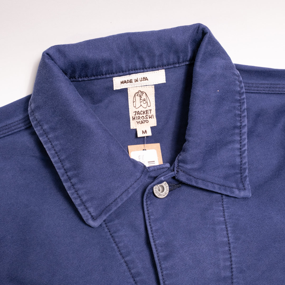 The Clamp Jacket Moleskin Weathered Navy