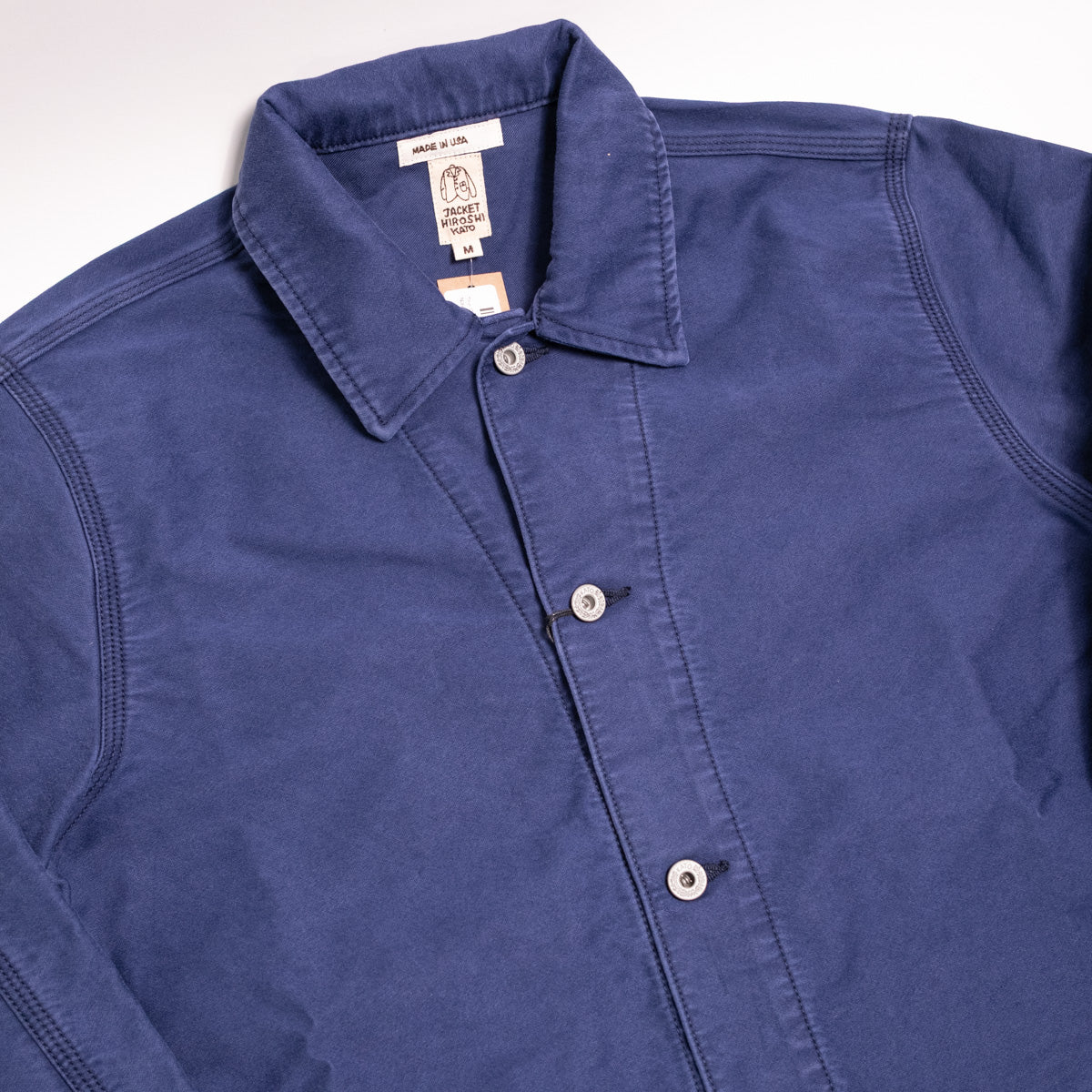 The Clamp Jacket Moleskin Weathered Navy