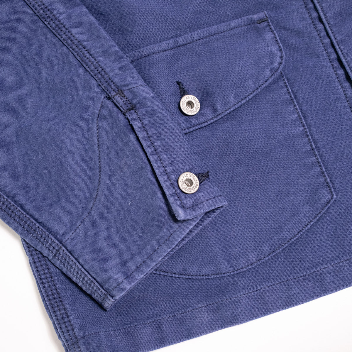 The Clamp Jacket Moleskin Weathered Navy