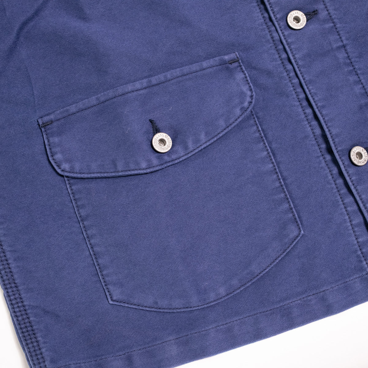 The Clamp Jacket Moleskin Weathered Navy