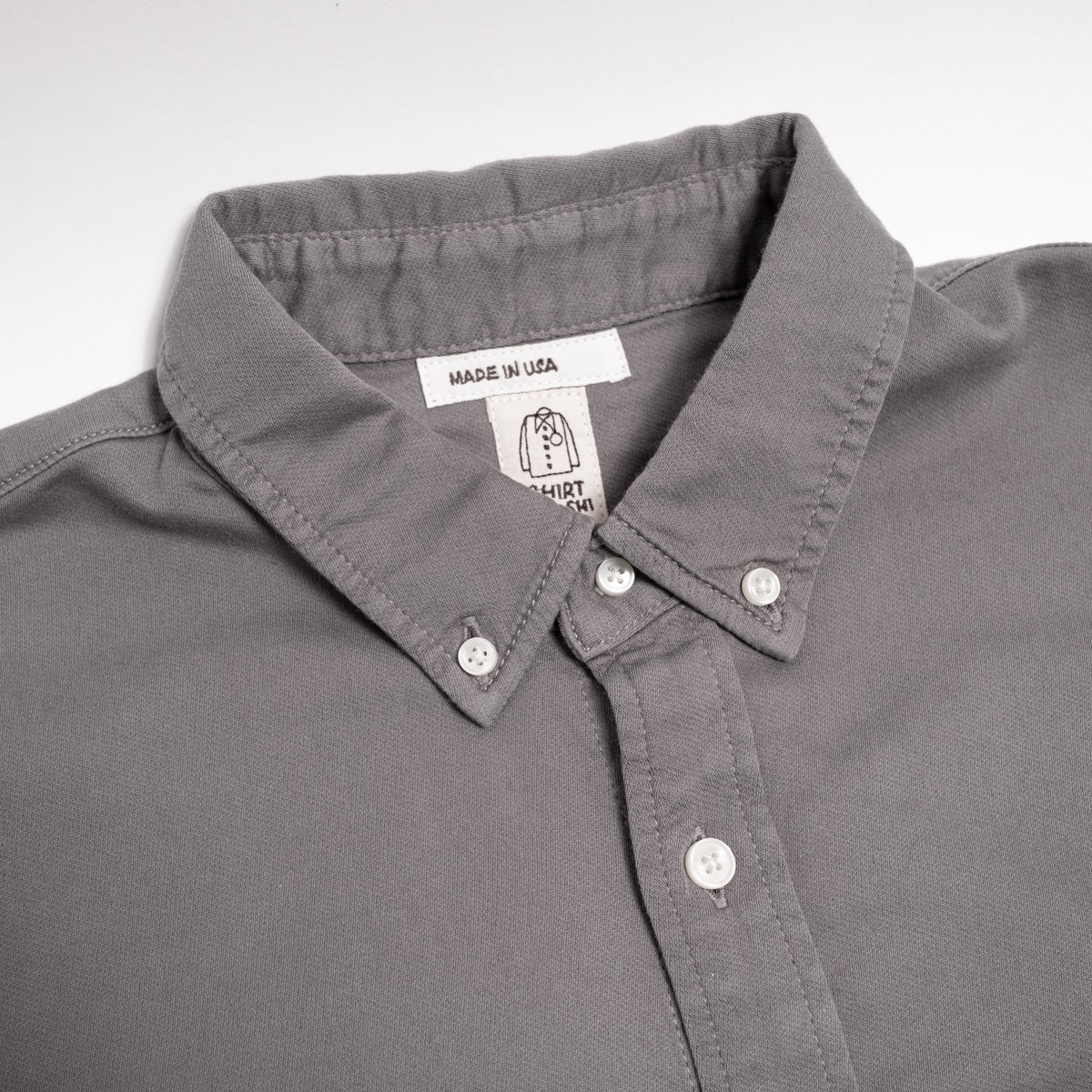 The Tack Double Weave Stretch Dobby Charcoal
