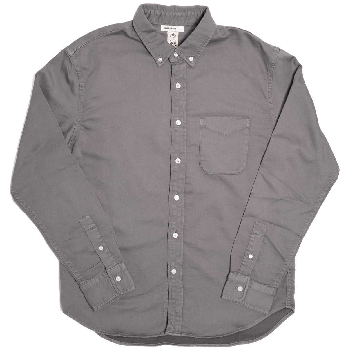 The Tack Double Weave Stretch Dobby Charcoal