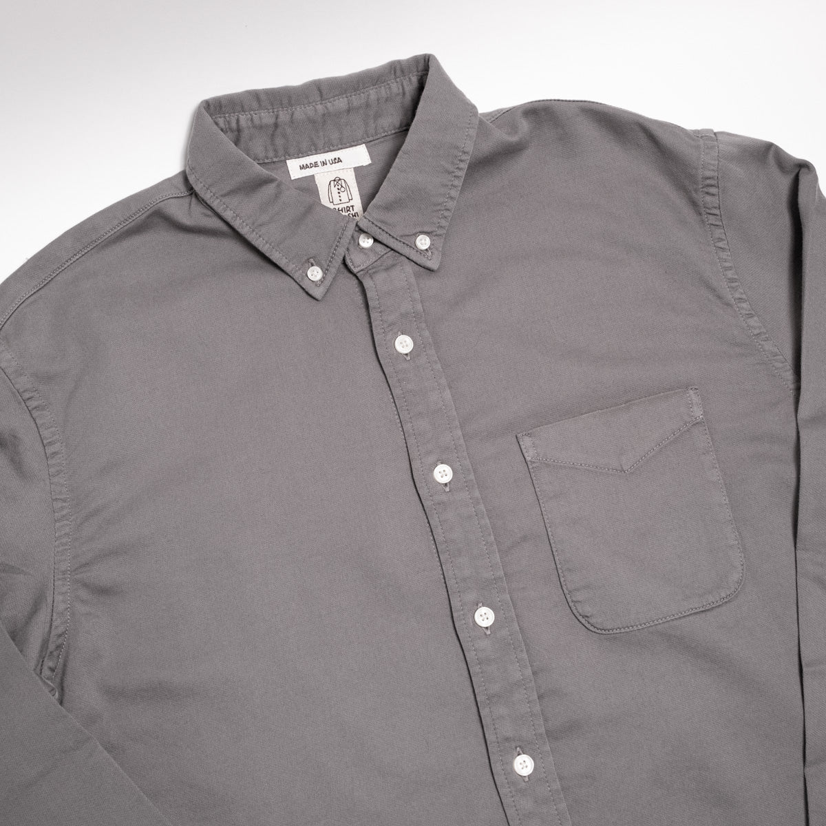 The Tack Double Weave Stretch Dobby Charcoal