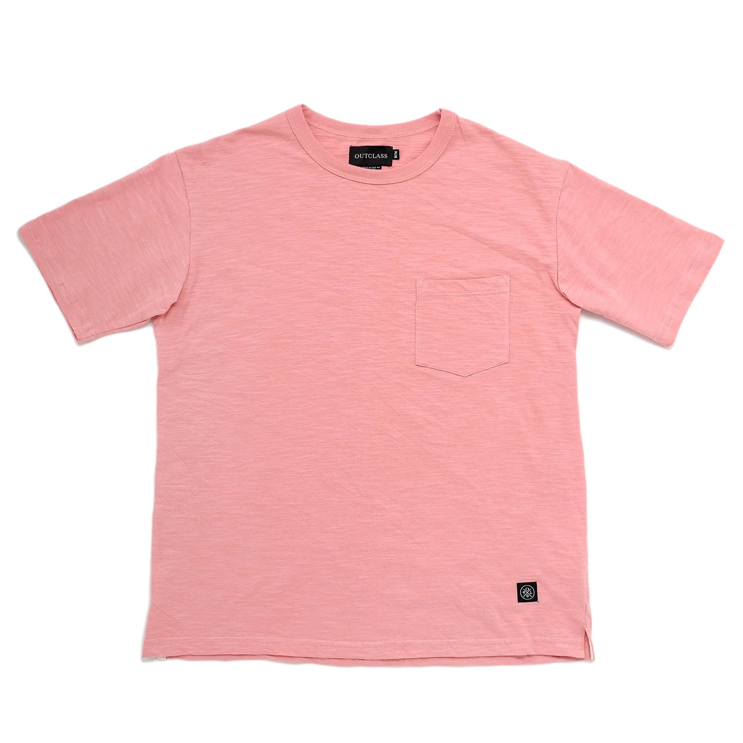 Slub S/S Pocket T-Shirt Rose