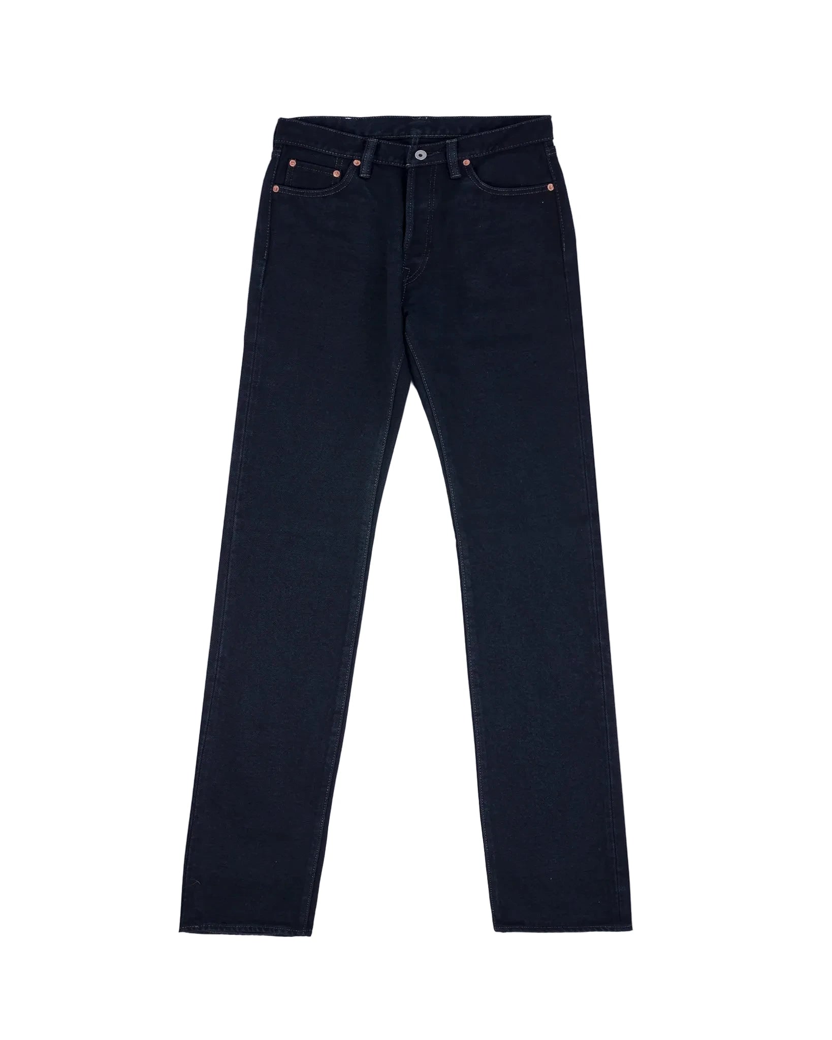 Black jeans on a white background