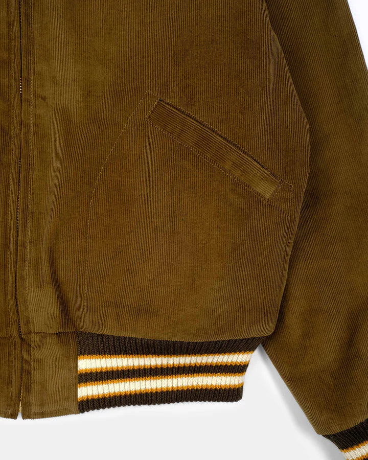 60's Cut Team Jacket Olive Drab Corduroy