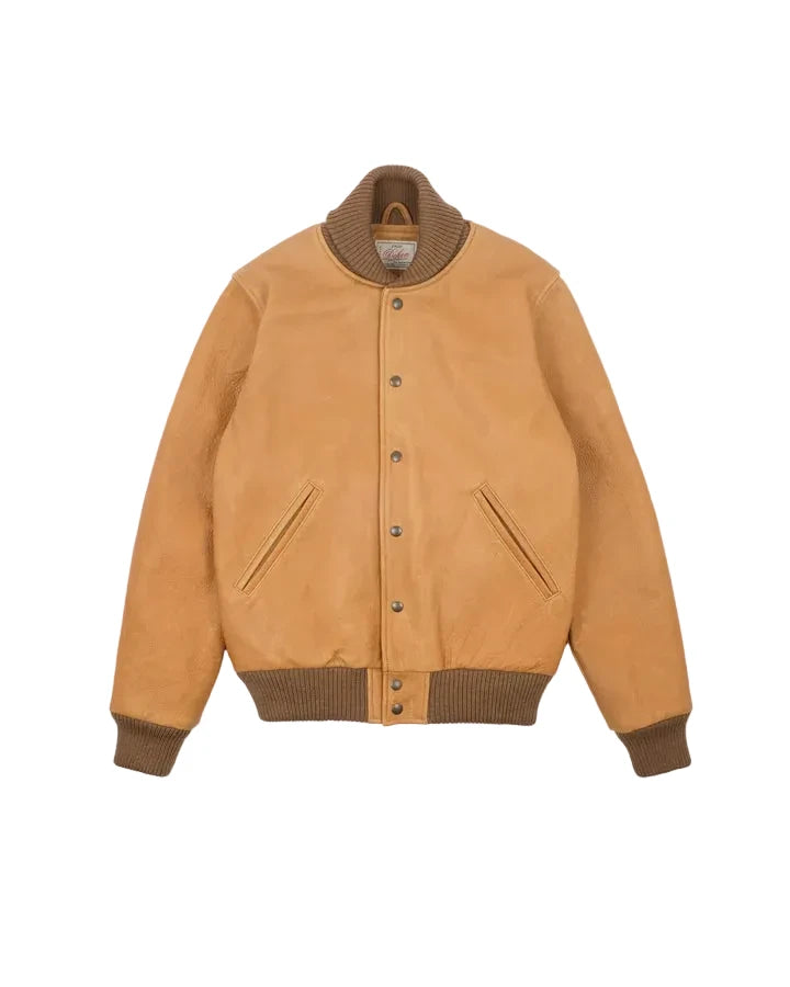 All City Leather Jacket Rust Cowhide