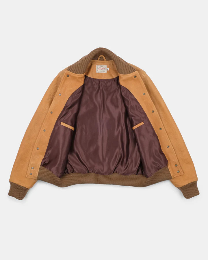 All City Leather Jacket Rust Cowhide