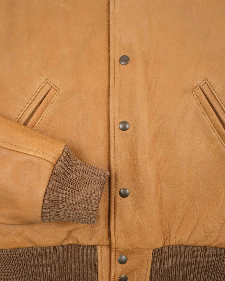 All City Leather Jacket Rust Cowhide
