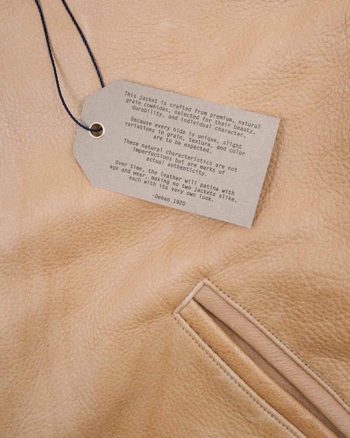 All City Leather Jacket Rust Cowhide