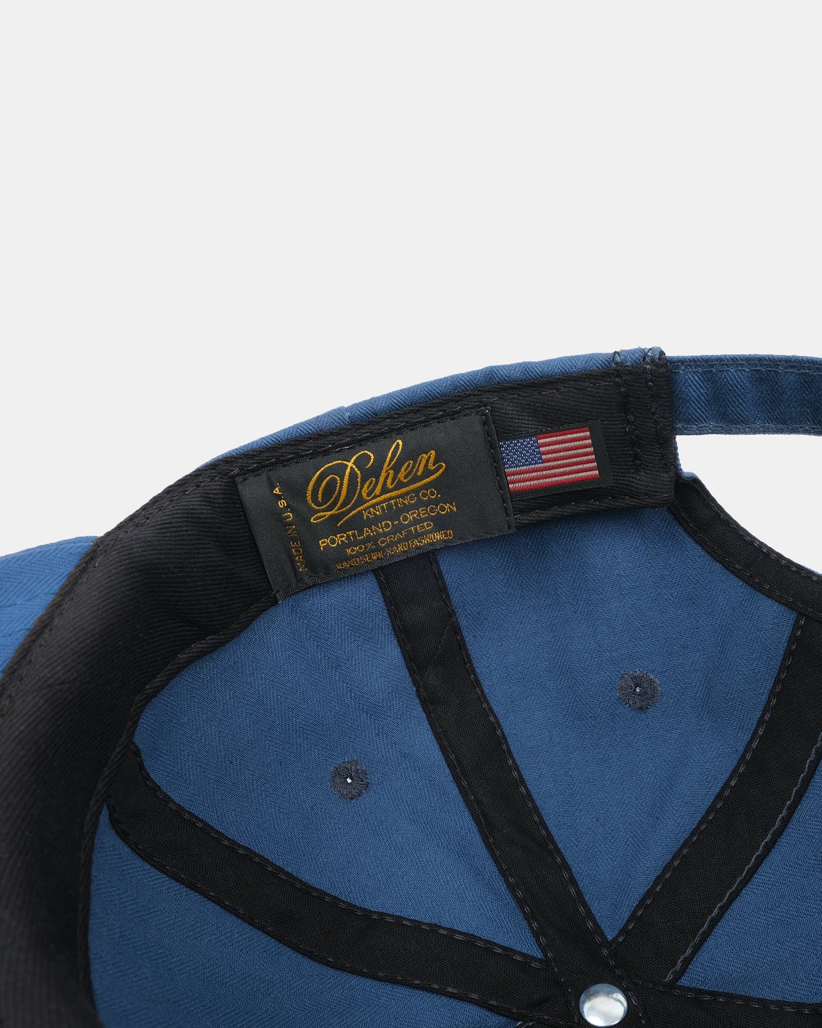 Unstructured Baseball Hat Mock Blue