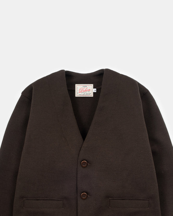 Slouchy Cardigan Sweater Brown