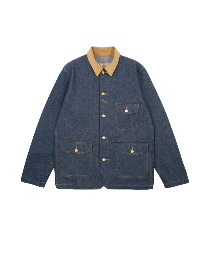 Chore Coat 2.0 Indigo Denim / Fawn Corduroy