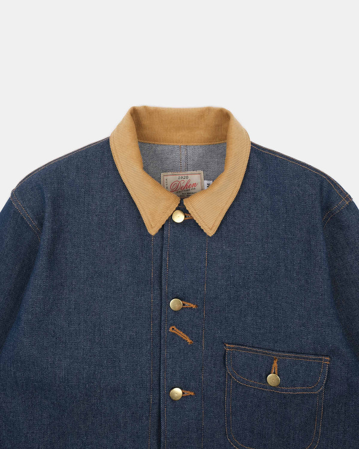 Chore Coat 2.0 Indigo Denim / Fawn Corduroy