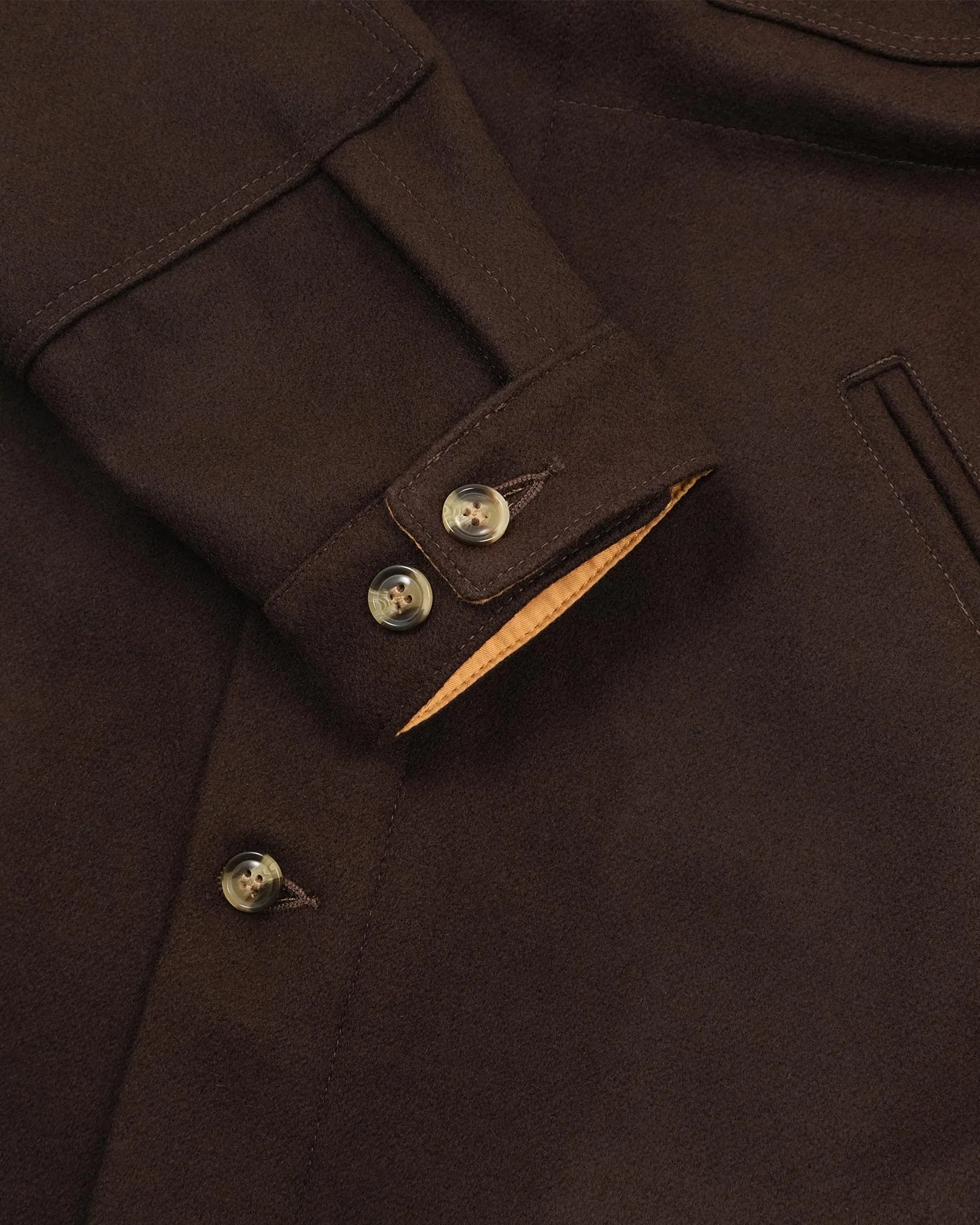 Crissman Overshirt Wool Brown