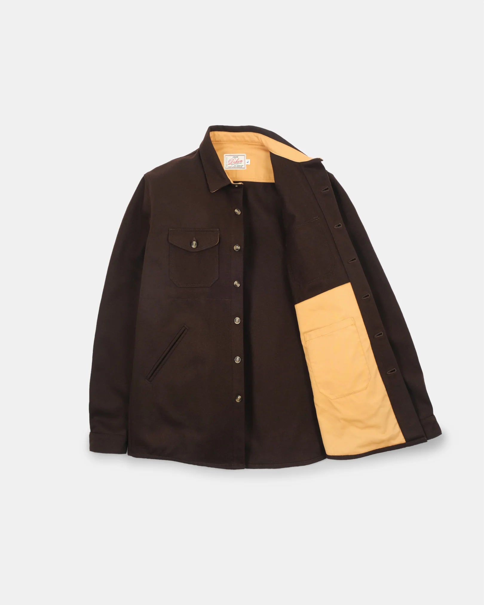 Crissman Overshirt Wool Brown