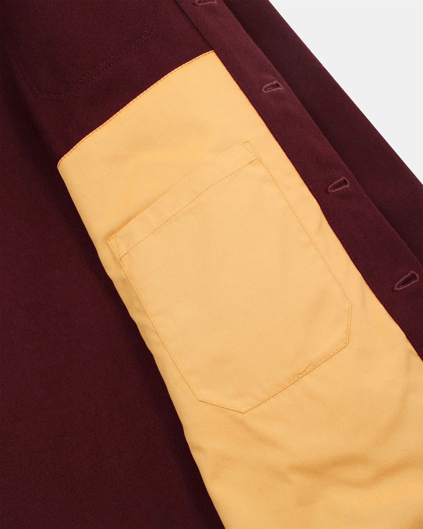 Crissman Overshirt Wool Burgundy