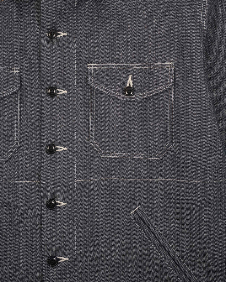 Crissman Overshirt 11oz Herringbone Bull Denim