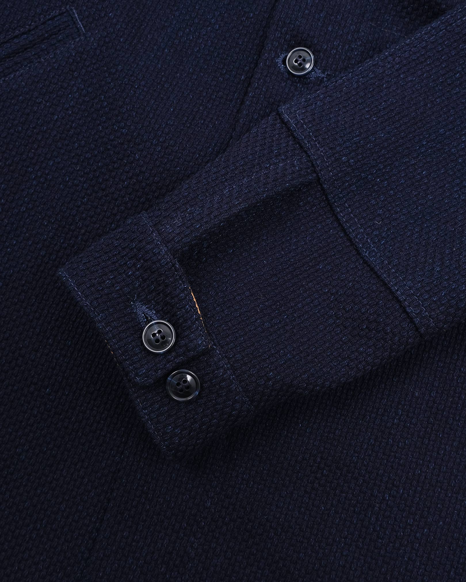 Crissman Overshirt Indigo Sashiko