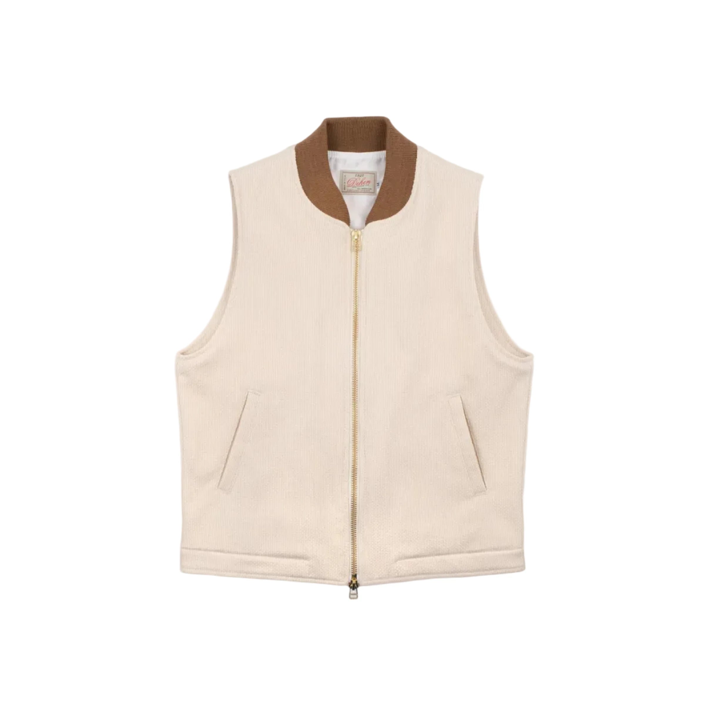 Flight Vest Natural Sashiko