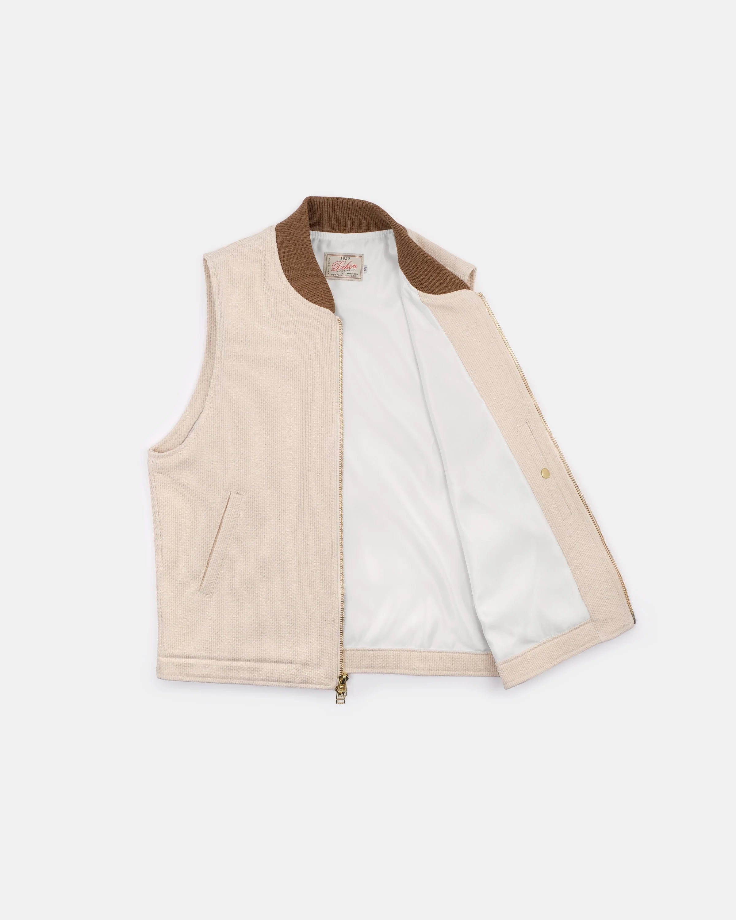 Flight Vest Natural Sashiko