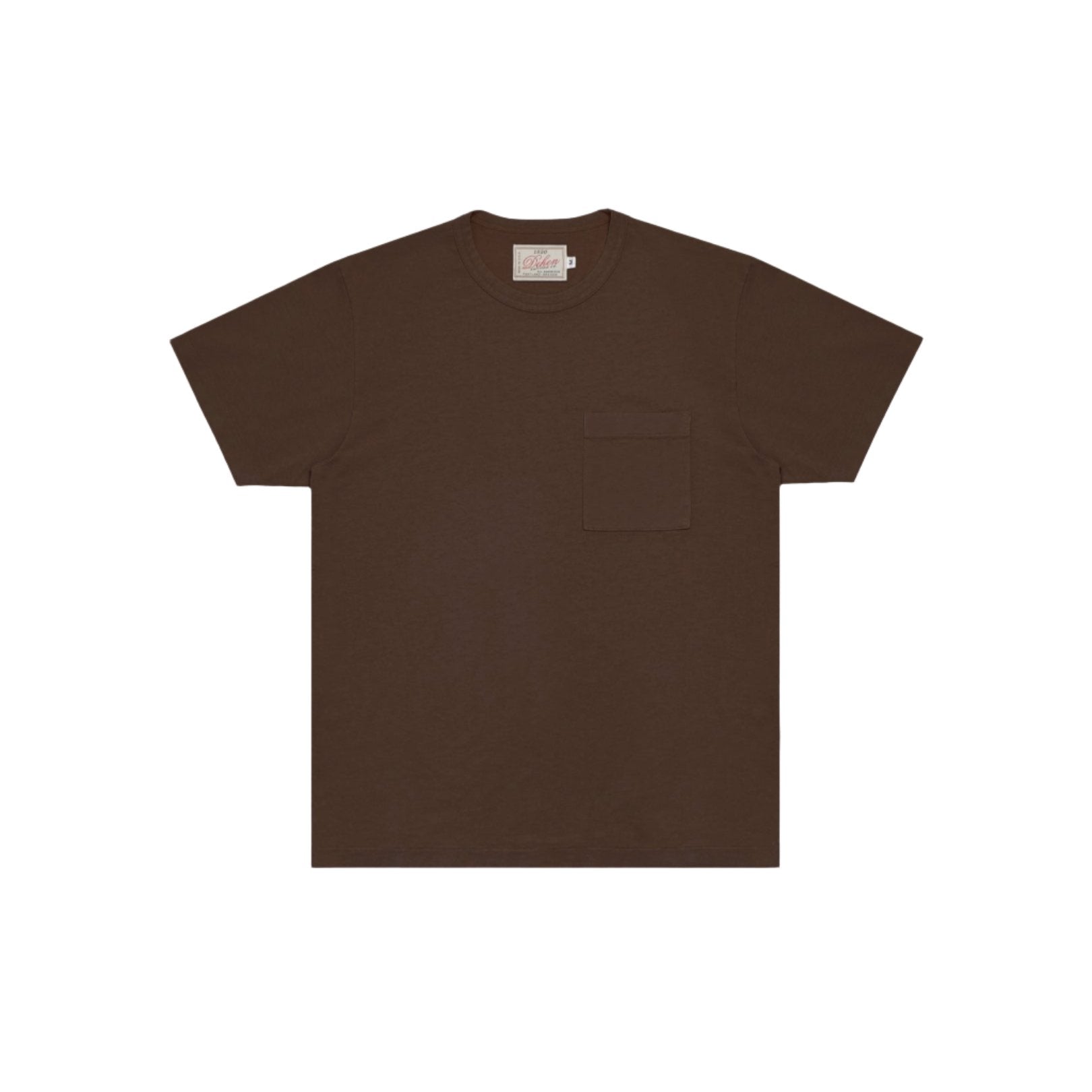 Heavy Duty Pocket Tee Brown