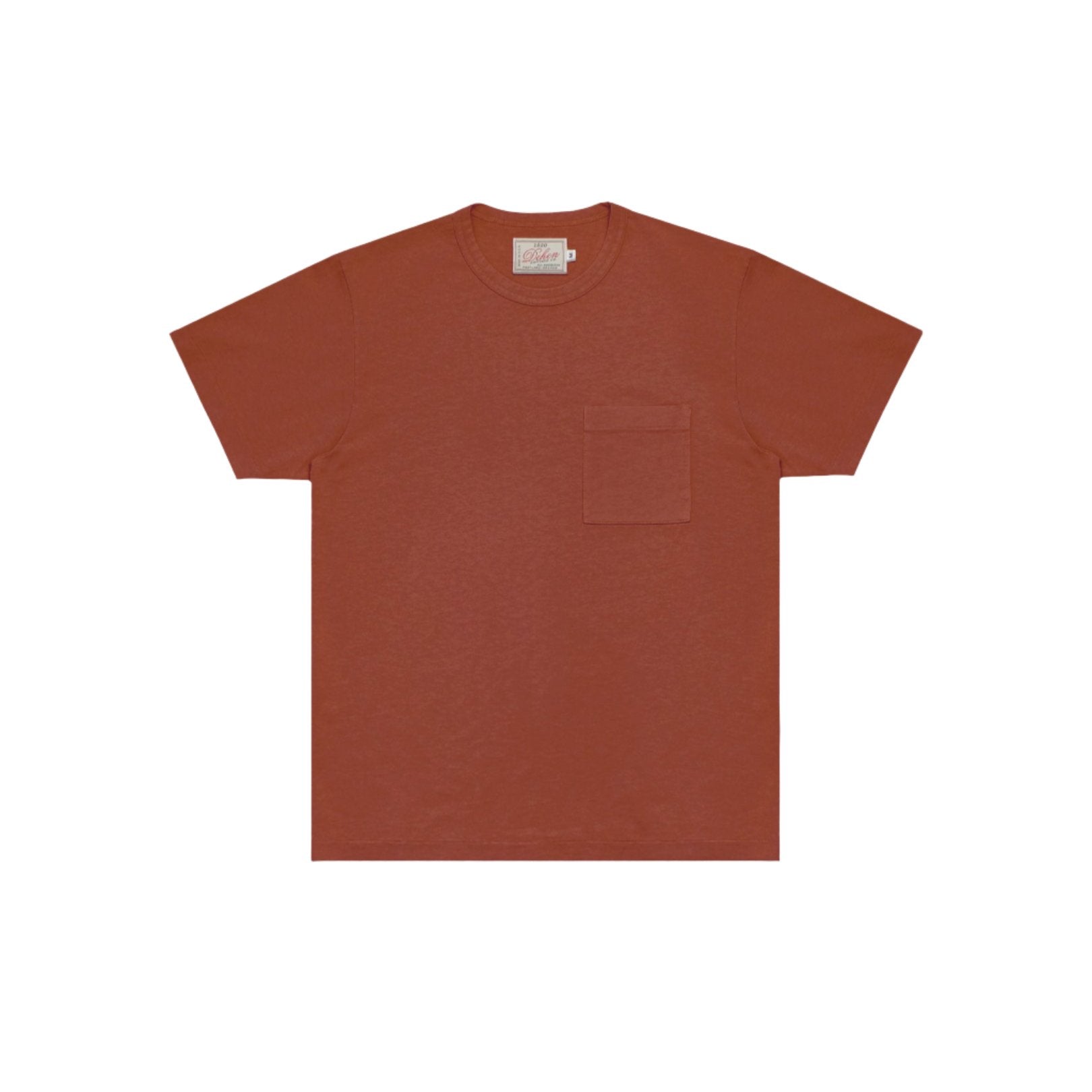 Heavy Duty Pocket Tee Burnt Orange