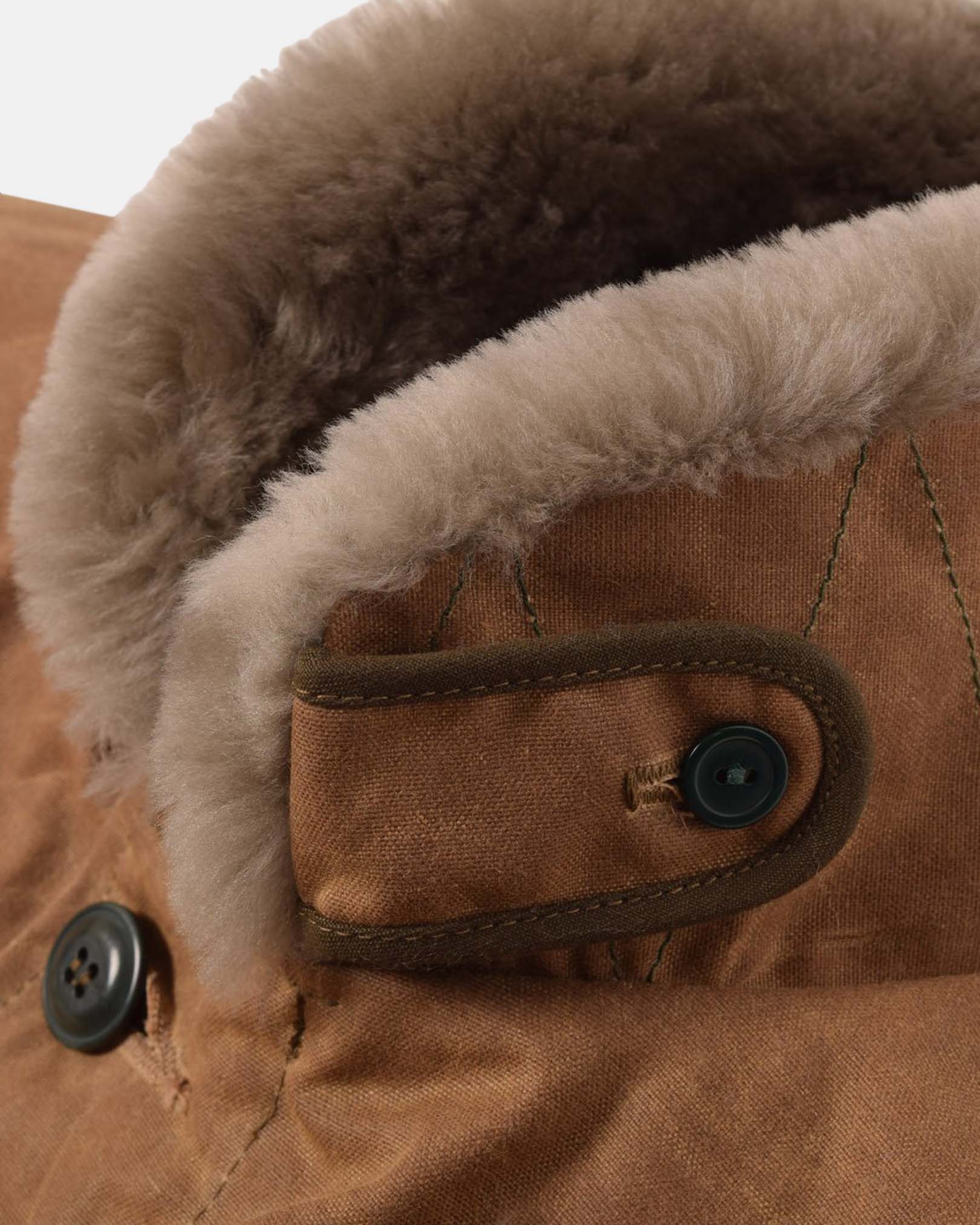 N-1 Deck Jacket Waxed Canvas Field Tan/Grey