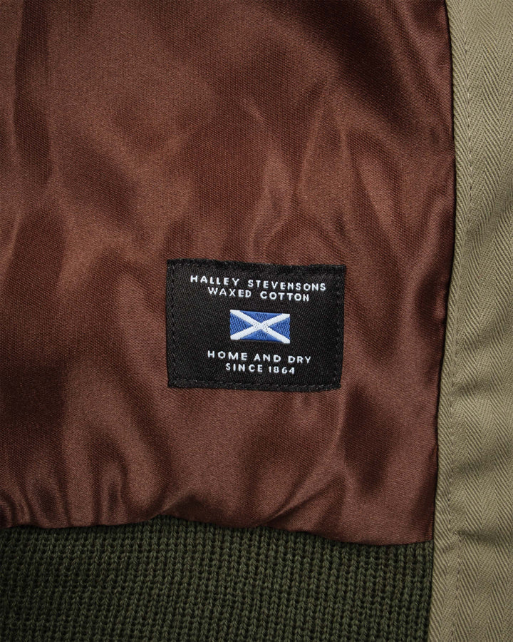 Pilot Jacket Dry Wax Cotton Sage