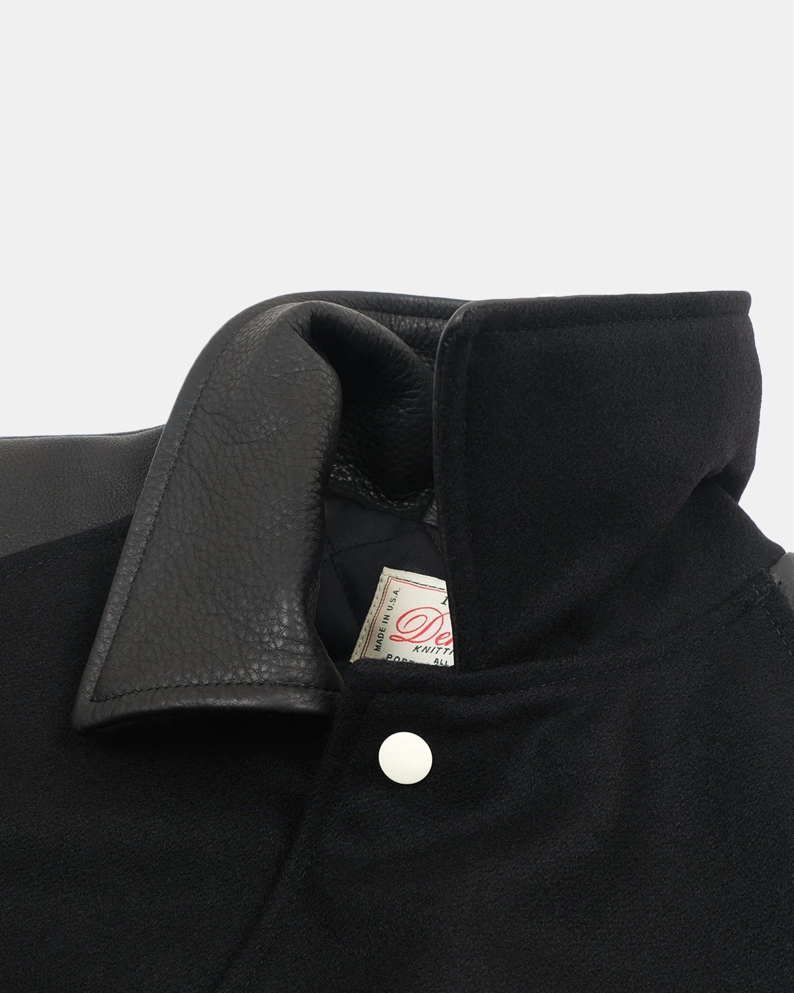 Raglan Varsity Jacket Black/Black