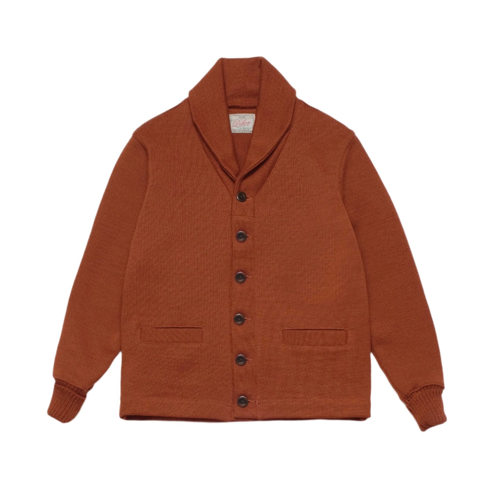 Shawl Sweater Coat Burnt Orange