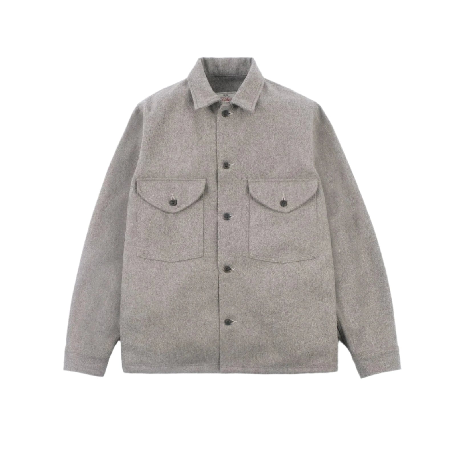 Skyline Overshirt Oatmeal Melton Wool