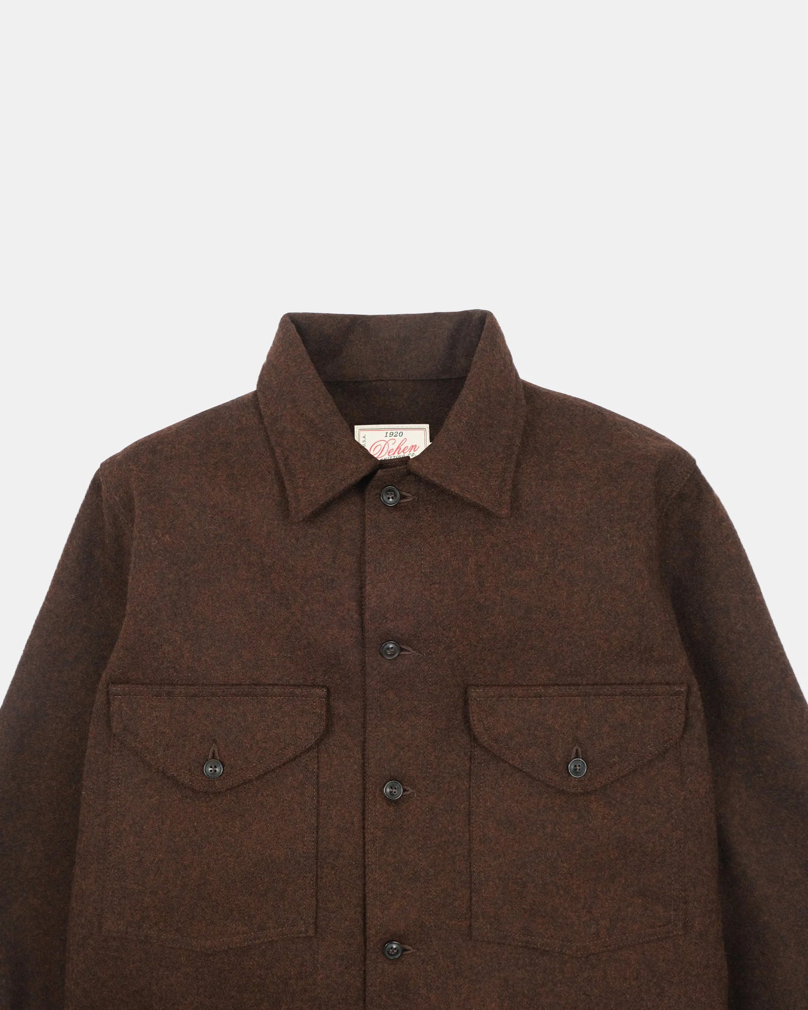 Skyline Overshirt Red Oak Mix Wool