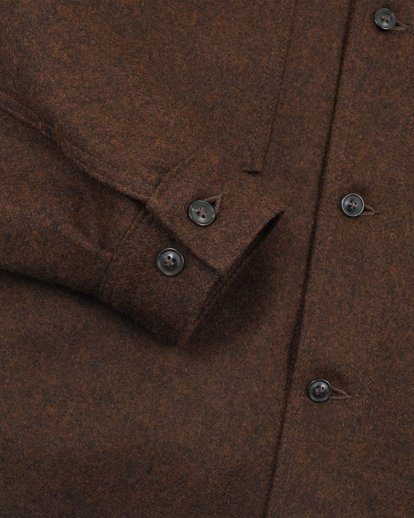 Skyline Overshirt Red Oak Mix Wool