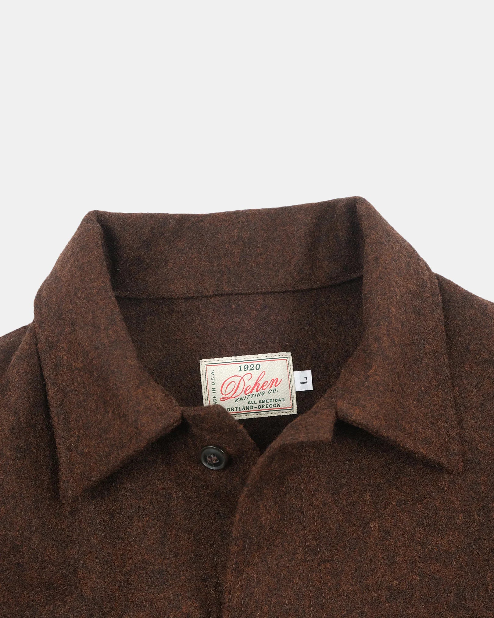 Skyline Overshirt Red Oak Mix Wool