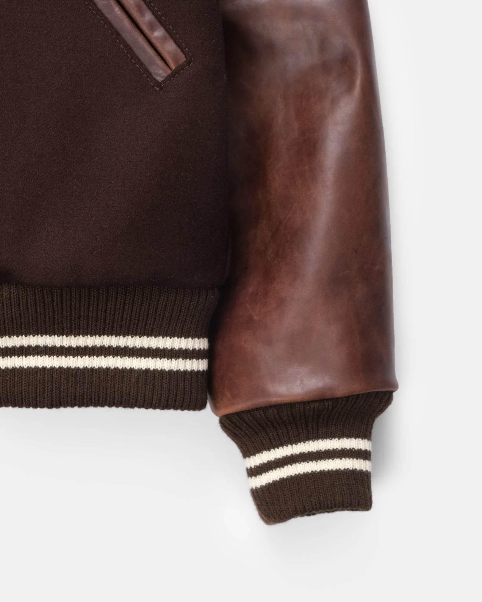 Varsity Jacket Brown/Antique Brandy