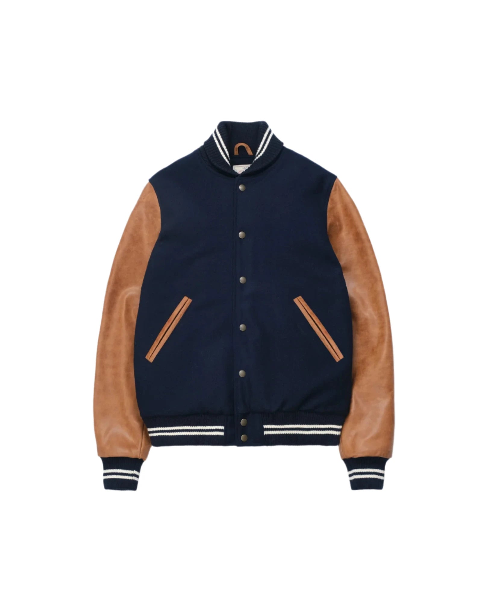 Varsity Jacket Dark Navy/Antique Rust