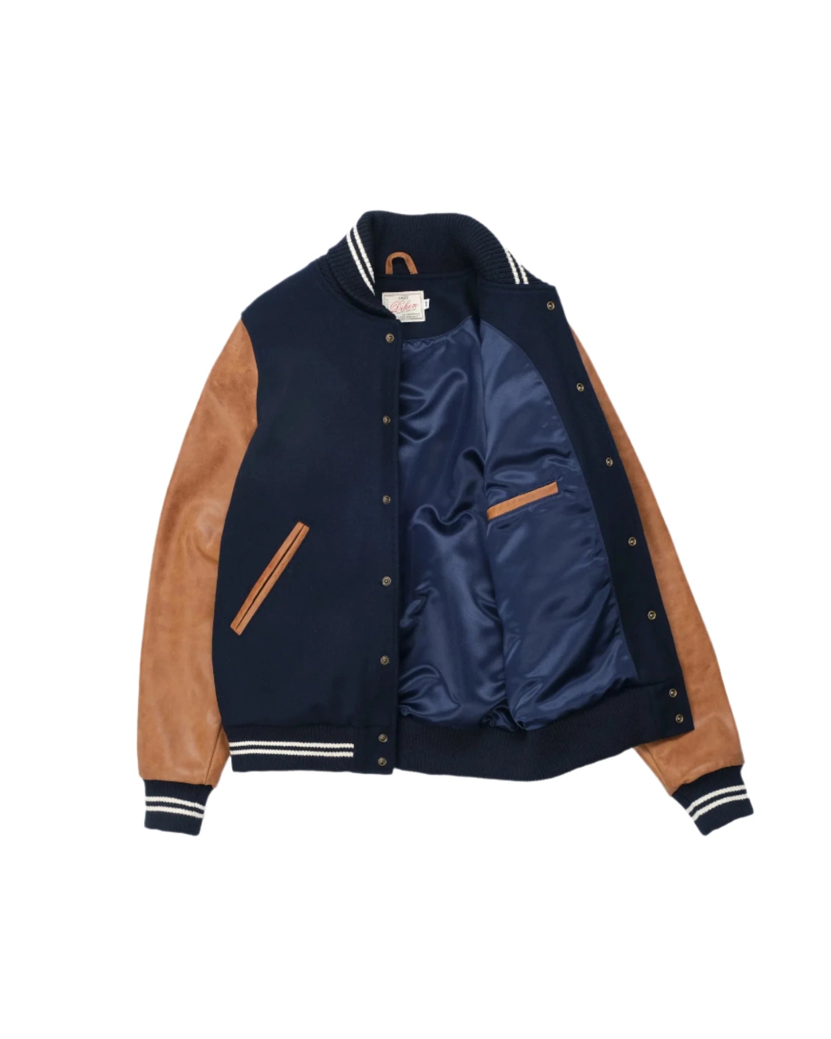 Varsity Jacket Dark Navy/Antique Rust