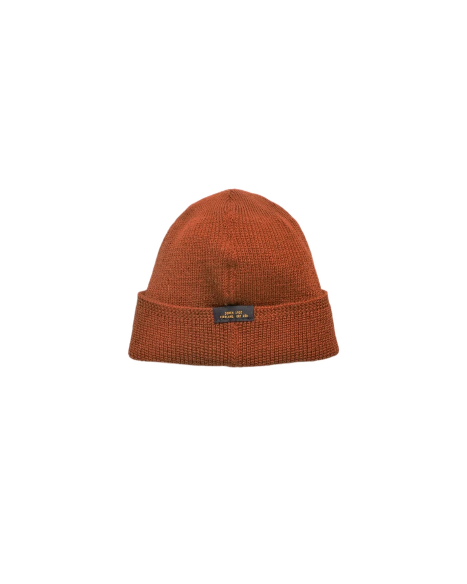 Wool Watch Cap Burnt Orange