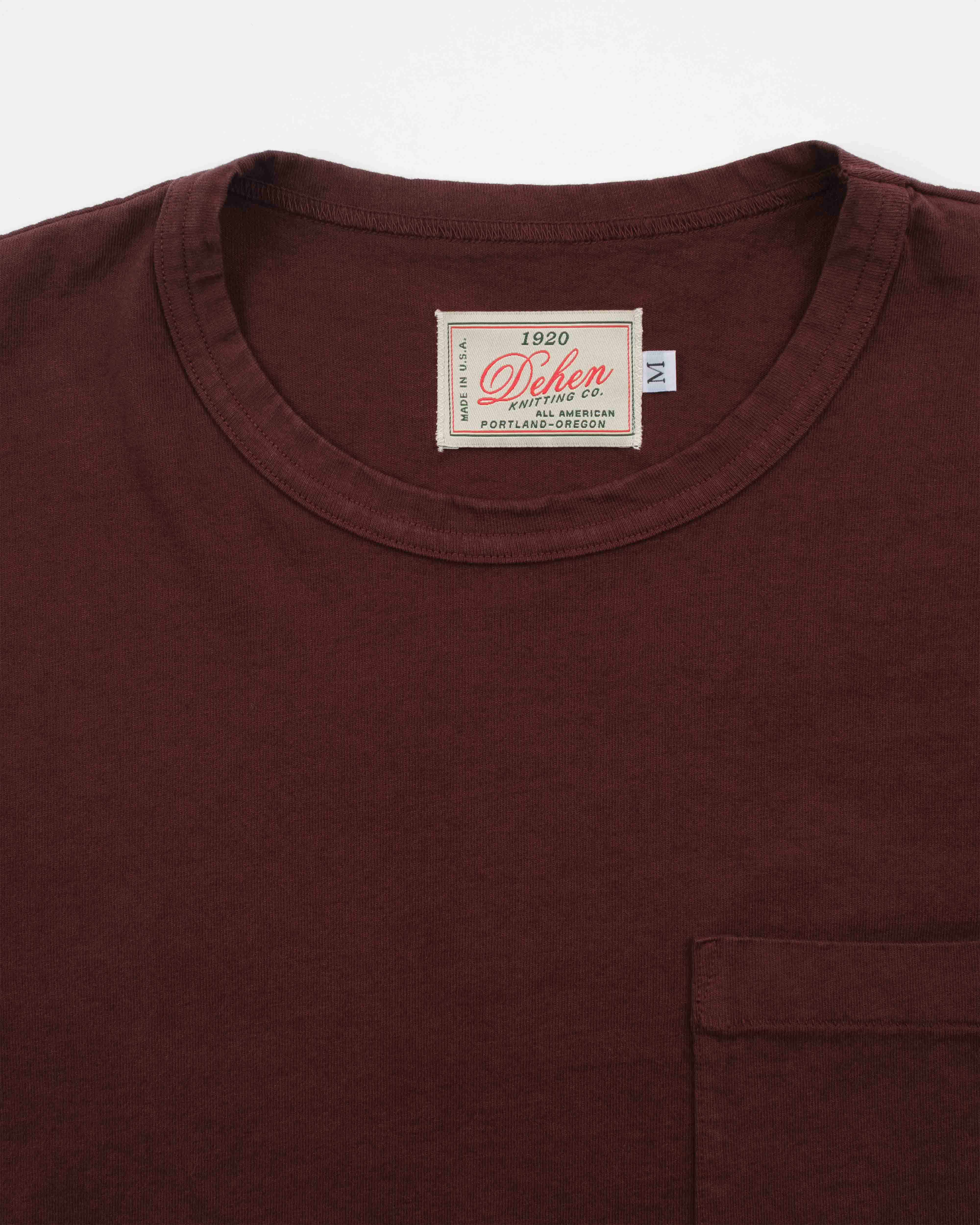 Heavy Duty Long Sleeve Pocket Tee Fig
