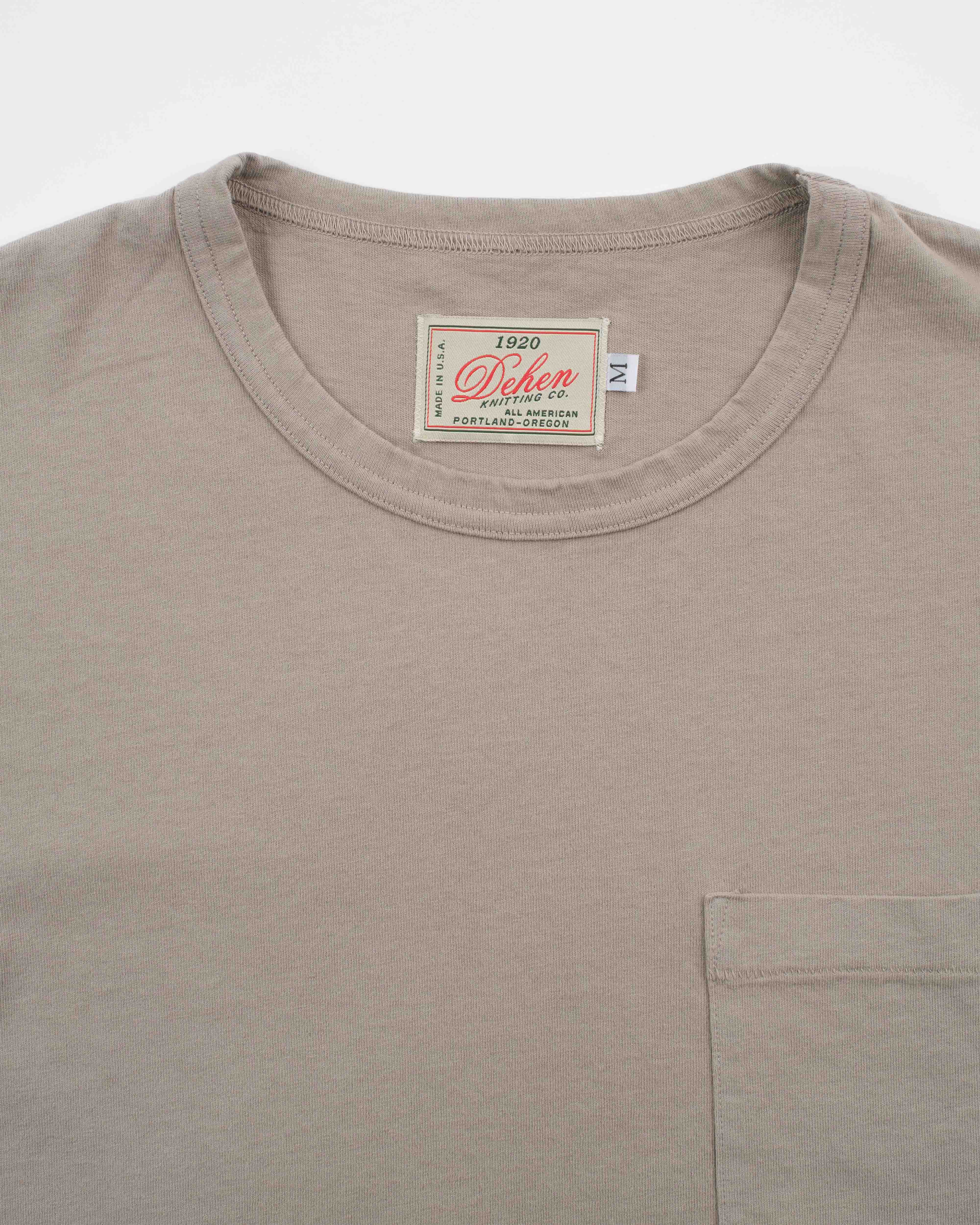 Heavy Duty Long Sleeve Pocket Tee Ascot Gray