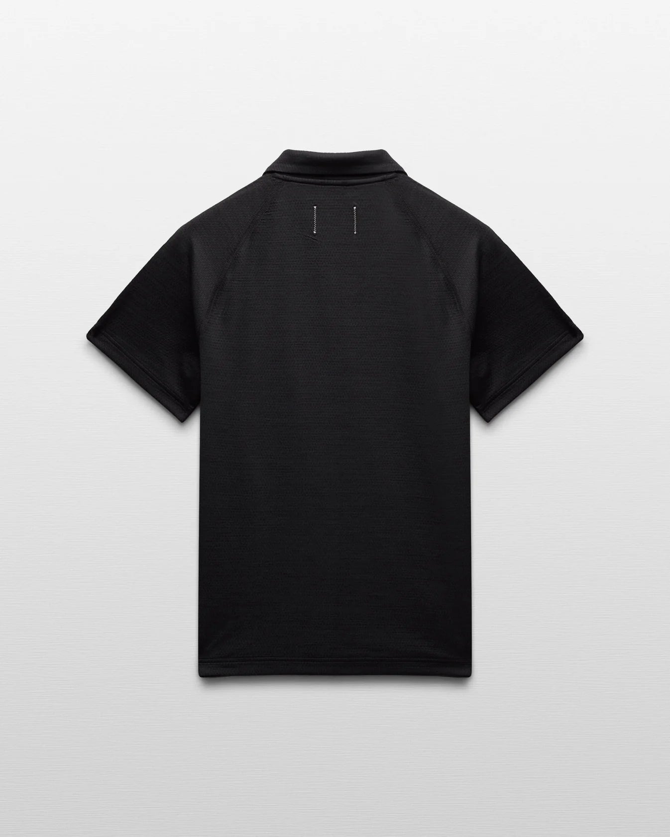 Solotex Mesh Tiebreaker Standard Fit Polo Heather Black